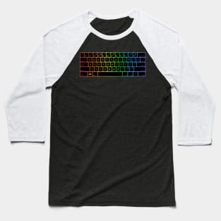 RGB Keyboard Baseball T-Shirt